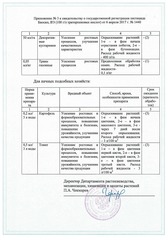 Биосил, стимулятор роста и развития растений 10 мл  